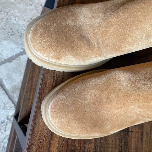 Dolce Vita Celia Booties in Dune Suede Leather Anthropologie - Picture 6 of 7